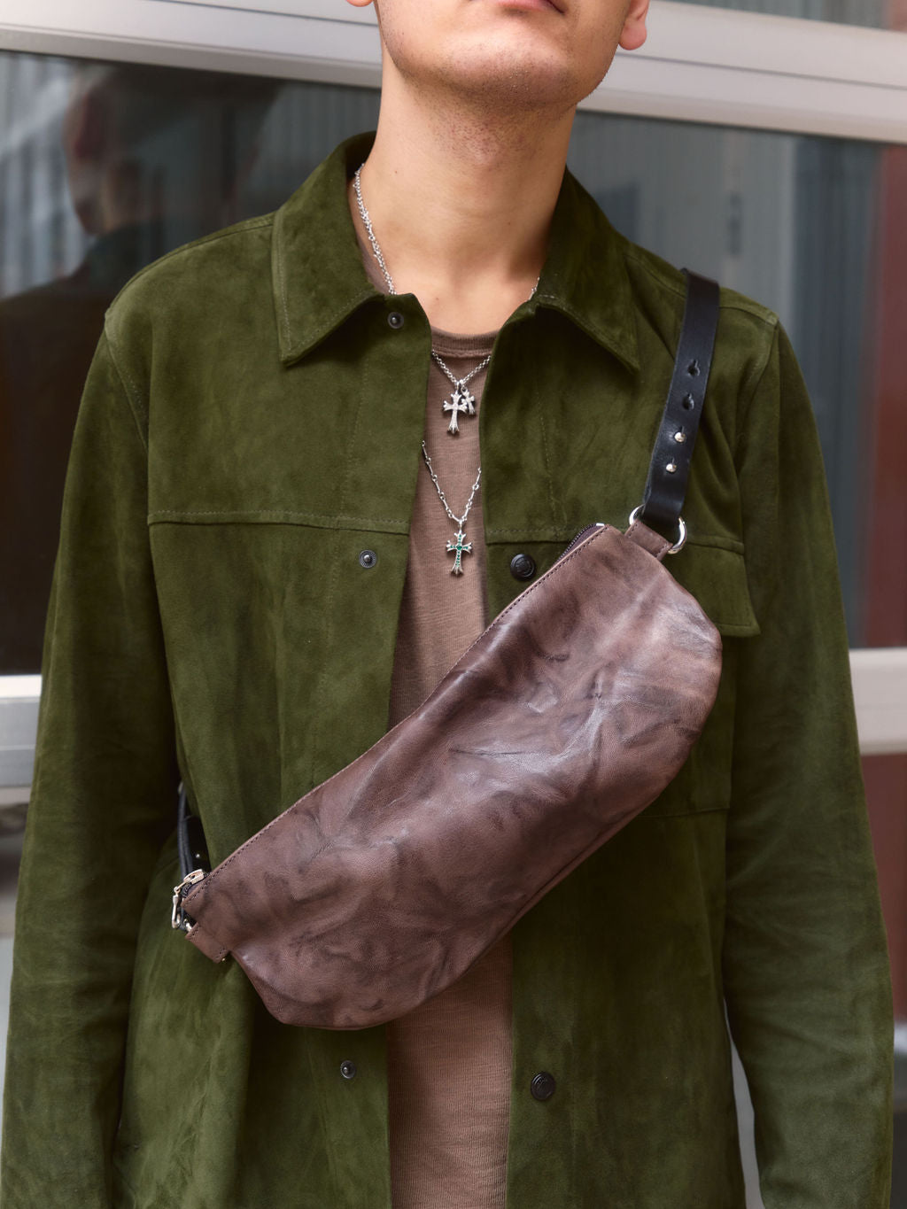 The Clyde - Leather Sling Bag