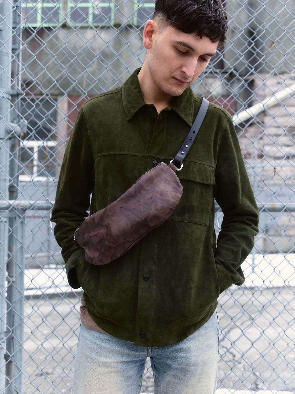 The Clyde - Leather Sling Bag