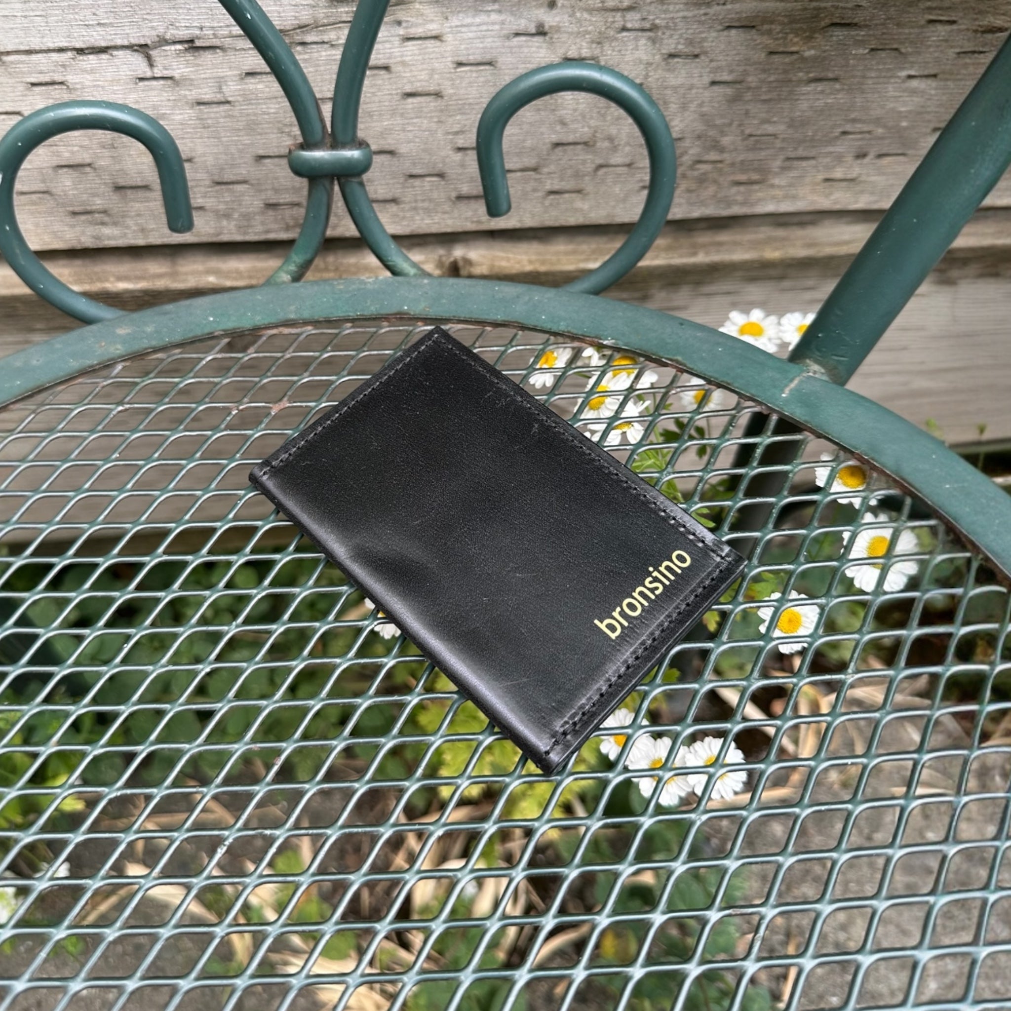 City Wallet - Black Veg Tan