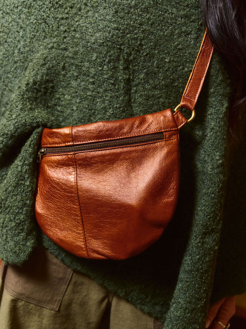 Luna II - Convertible Belt / Crossbody Bag- Copper