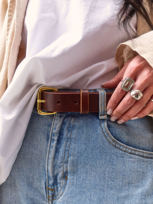 Premium Leather Buckle Belt