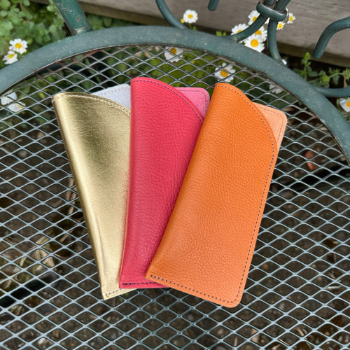 Leather Eye Glass Sleeve (Premium)