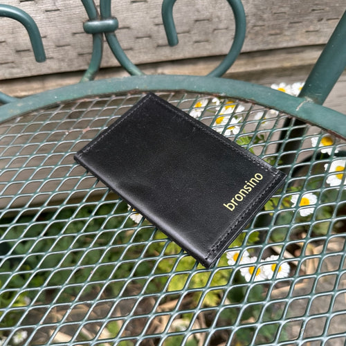 City Wallet - Black Veg Tan