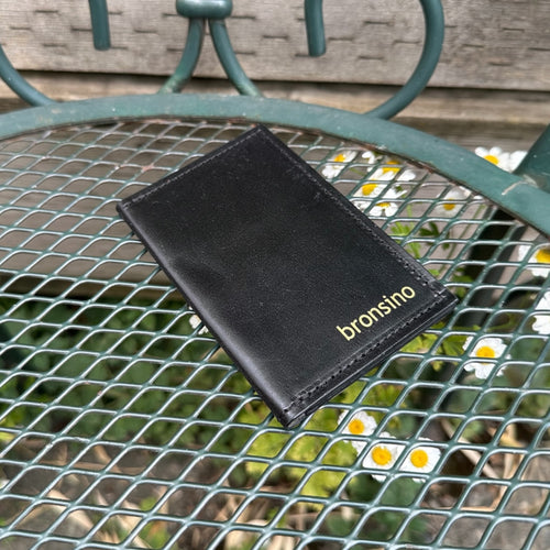 City Wallet - Black Veg Tan